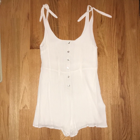 Urban Outfitters Pants - Urban Outfitters White Romper Urban Outfitters Pants - Urban Outfitters White Romper